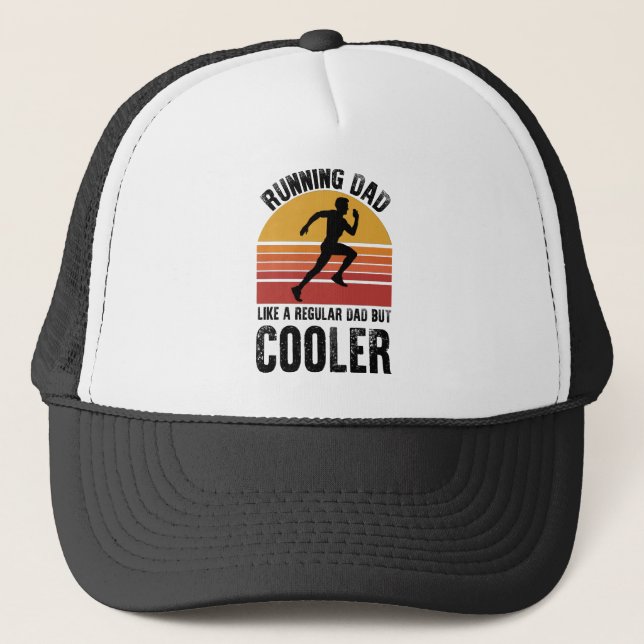 Casquette Courir papa Fête des pères Cadeau Marathon coureur (Devant)