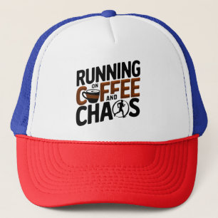 Casquette Courir sur le café et le chaos