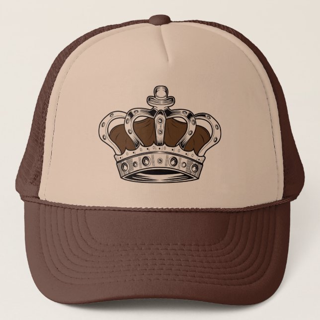 Casquette Couronne - Brown (Devant)