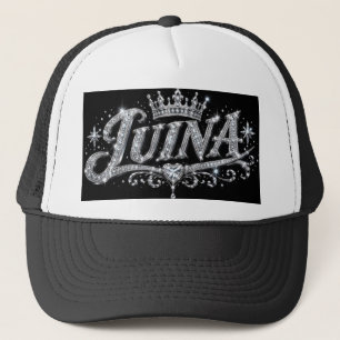 Casquette Couronne de diamants de luxe LUINA Cadeau de nom p
