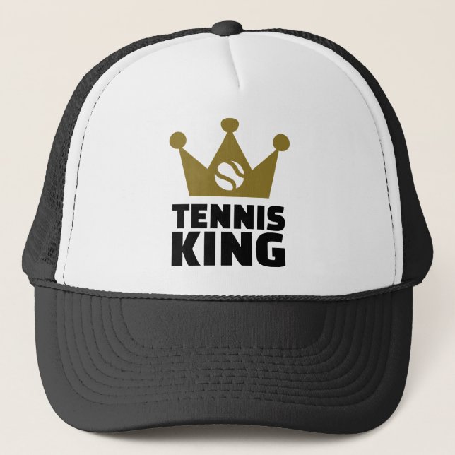 Casquette Couronne de roi de tennis (Devant)