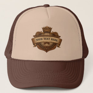 Casquette Couronne et bouclier personnalisés pour la fête de