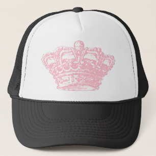 Casquette Couronne rose