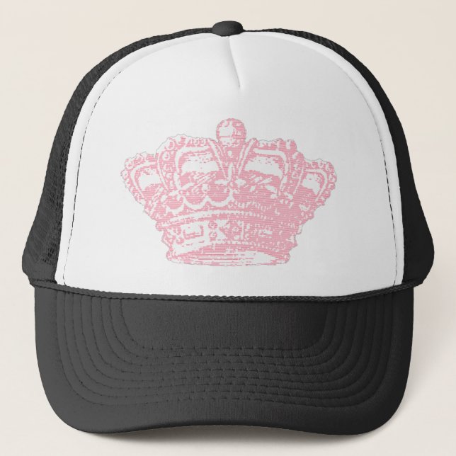 Casquette Couronne rose (Devant)