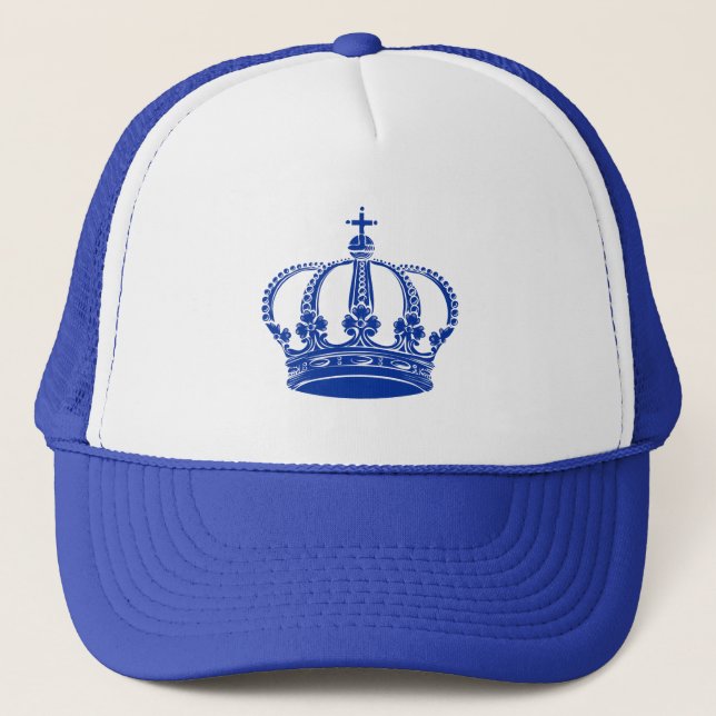 Casquette Couronne royale 02 - Bleu de marine (Devant)