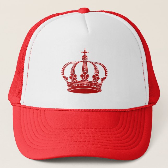 Casquette Couronne royale 02 - Ruby Red (Devant)