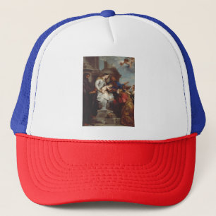 Casquette Couronnement de sainte Rosalie par Antoine van Dyc