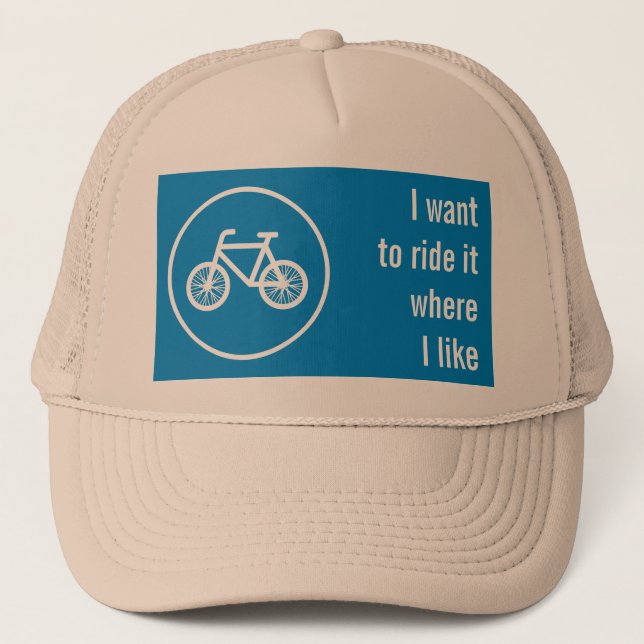 Casquette Course à vélo (Devant)