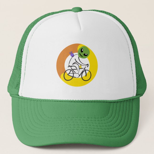 Casquette course cycliste OVNI (Devant)