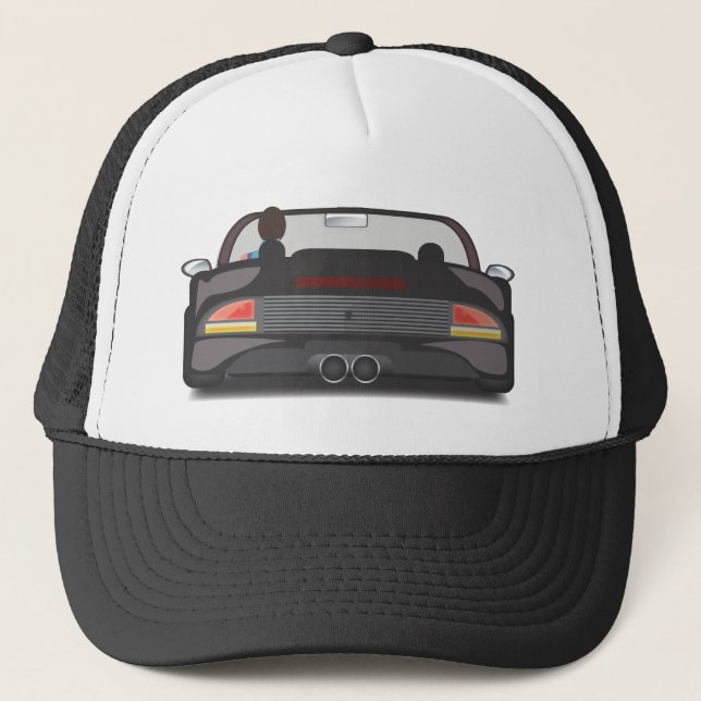 Casquette Course d'arcade rétro des années 80 (Devant)