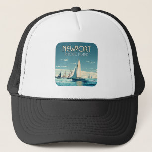 Casquette Course de yacht de Newport Rhode Island Vintage