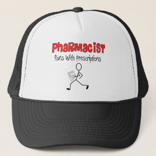 Casquette Courses de pharmacien avec des cadeaux de