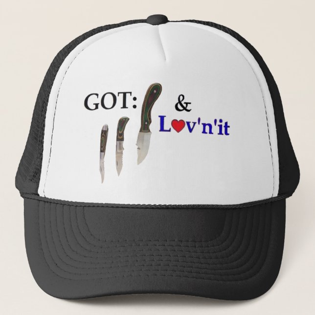 Casquette Couteaux OBTENUS (Devant)