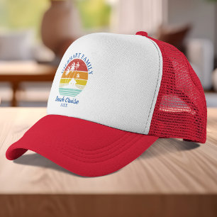 Casquette Coutume Beach Cruise Famille Retrouvailles Retro C