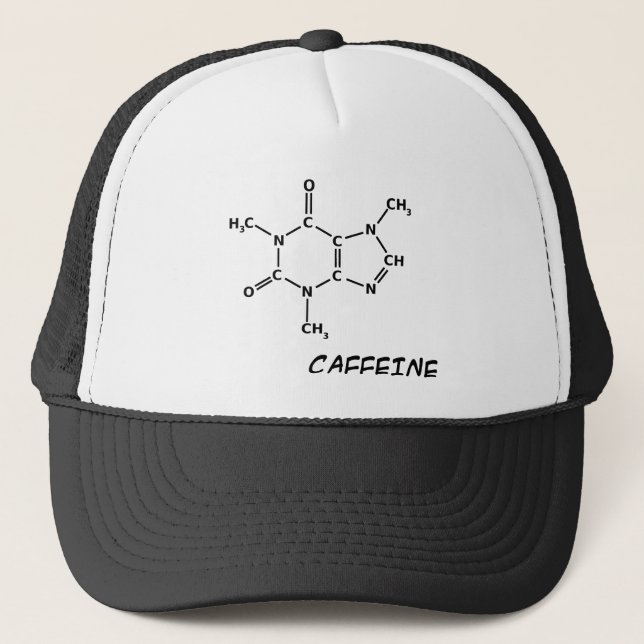 Casquette Couvre-molécule de caféine (Devant)