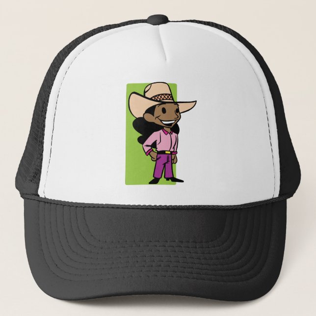 Casquette Cow-girl dans le pourpre (Devant)