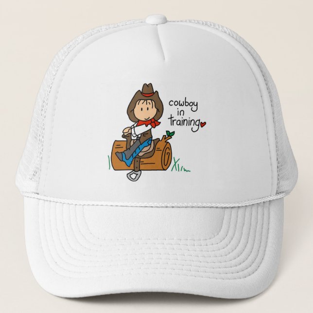 Casquette Cowboy en T-shirts et cadeaux de formation (Devant)