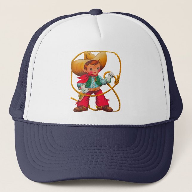 Casquette Cowboy Retro Boy Child Cute Western (Devant)