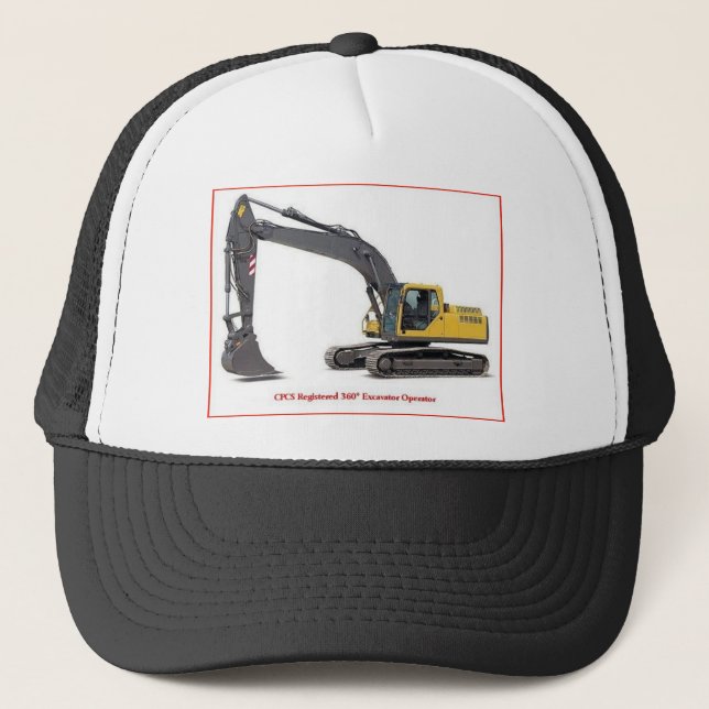 Casquette CPCS a enregistré l'opérateur de 360 excavatrices (Devant)