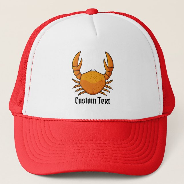 Casquette Crab orange (Devant)