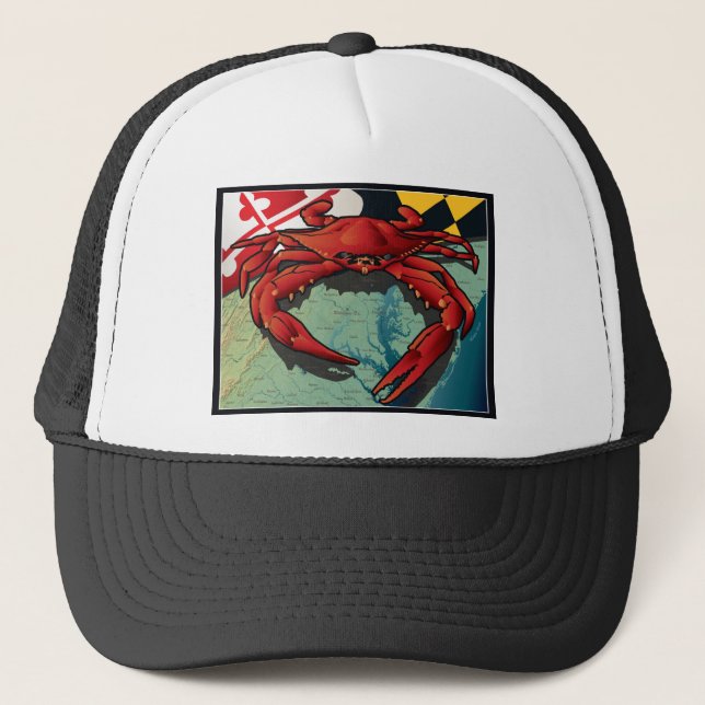 Casquette Crabe de citoyen du Maryland (Devant)
