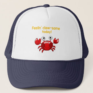 Casquette Crabe mignon et amusant pour les amoureux des océa