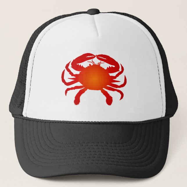 Casquette Crabe orange (Devant)