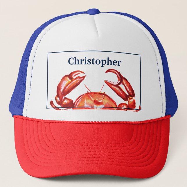 Casquette Crabe personnalisé (Devant)