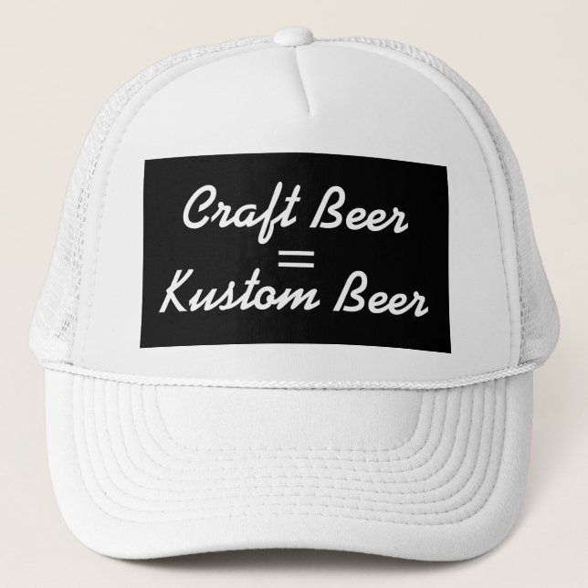 Casquette Craft Beer = Kustom Beer (Devant)