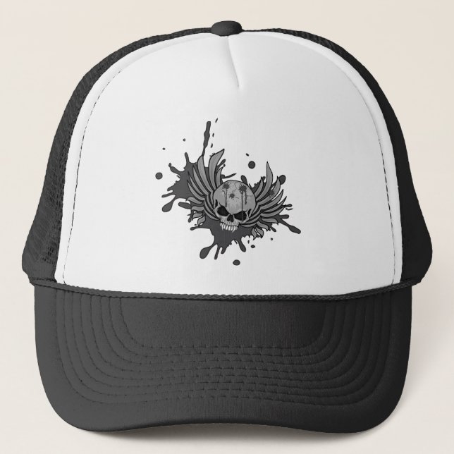 Casquette Crâne ailé (Devant)