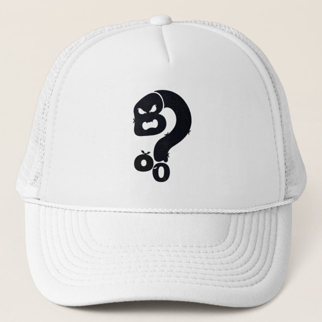 Casquette Crâne Boo Point d'Interrogation  (Devant)