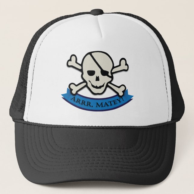 Casquette Crâne - Chapeau de camion (Devant)