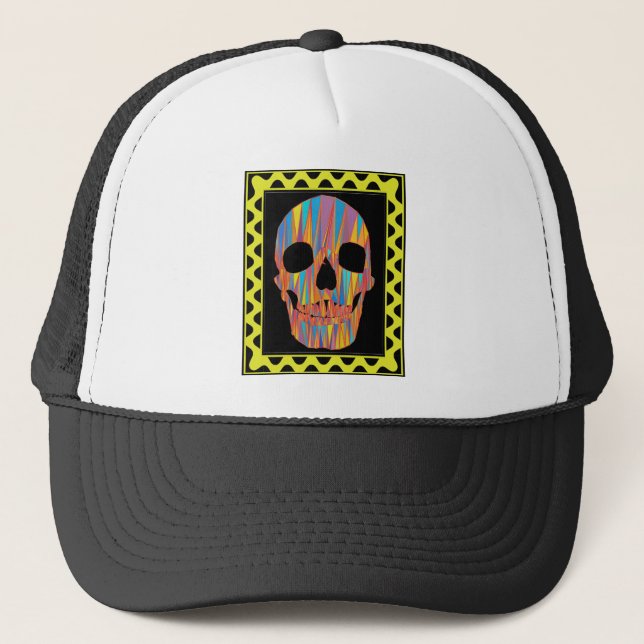 Casquette Crâne coloré (Devant)