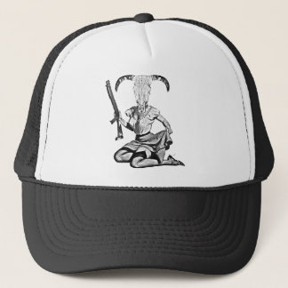 Casquette crâne de goupille- des années 70
