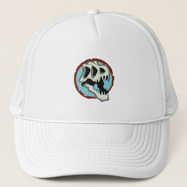 Casquette Crâne de Tyrannosaurus (Devant)