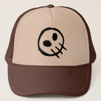 Casquette Crâne-Dessus de logo d'extinction