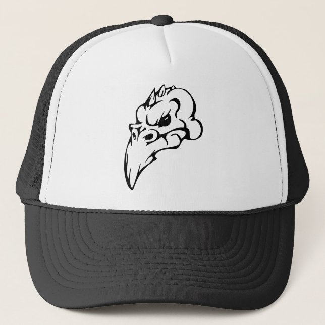 Casquette Crâne d'oiseaux (Devant)