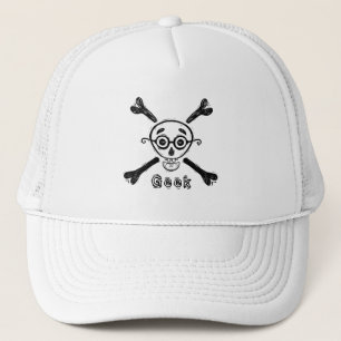 Casquette Crâne geek avec lunettes personnalisées