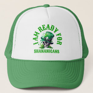 Casquette Crâne irlandais-Je suis prêt pour les Shenanigans