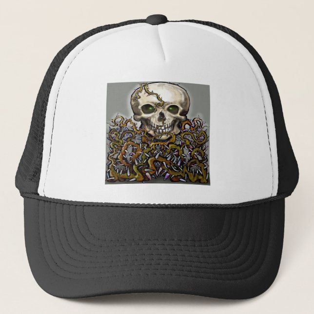 Casquette Crâne n-épines (Devant)