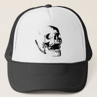 Casquette Crâne noir blanc