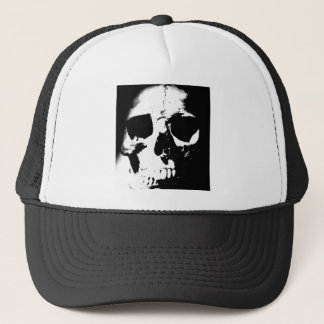 Casquette Crâne noir et blanc