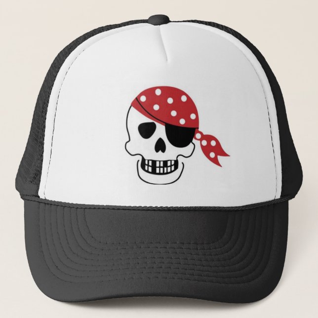 Casquette crâne Pirates (Devant)