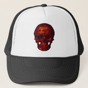 Casquette Crâne rouge