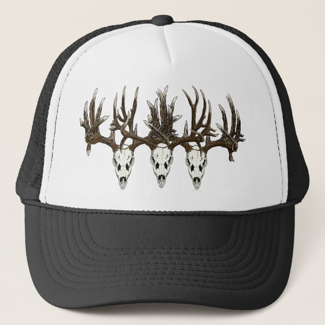 Casquette Crânes de cerfs communs (Devant)