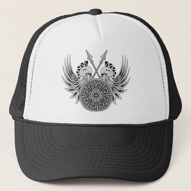 Casquette Crânes guerriers (Devant)