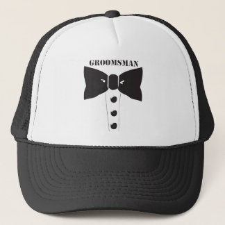 Casquette Cravate d'arc Groomsman