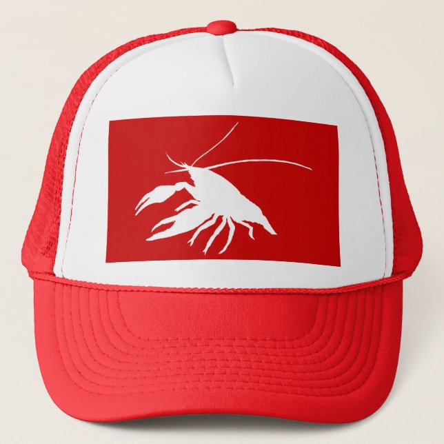 Casquette crawfish's　silhouette (White) (Devant)