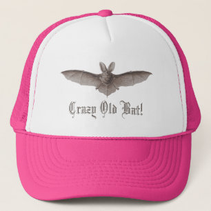 Casquette Crazy Old Bat Funny Batty Humour pour les femmes a