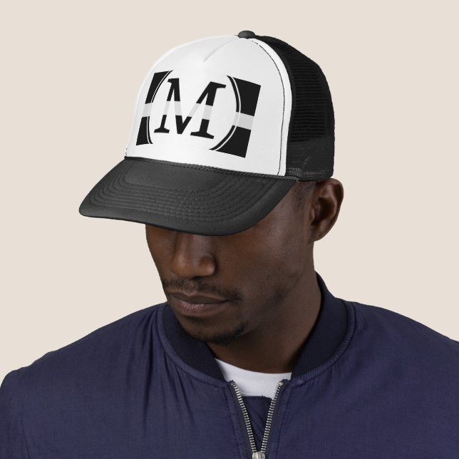 Casquette Créatif M Graphique Initial Streetwear Hommes Frai (En situation)